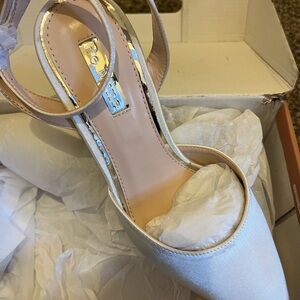Never Worn Be Mine Ivory Heels UK6